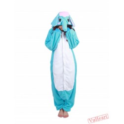 Blue Elephant Kigurumi Onesies Pajamas Costumes for Women & Men