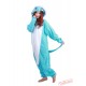 Blue Elephant Kigurumi Onesies Pajamas Costumes for Women & Men