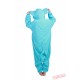 Blue Elephant Kigurumi Onesies Pajamas Costumes for Women & Men