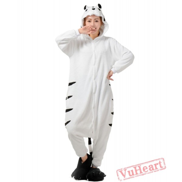 White Tiger Kigurumi Onesies Pajamas Costumes for Women & Men