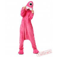 Purple Bucktooth Monster Kigurumi Onesies Pajamas Costumes for Women & Men