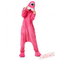 Purple Bucktooth Monster Kigurumi Onesies Pajamas Costumes for Women & Men