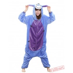 Cartoon Donkey Kigurumi Onesies Pajamas Costumes for Women & Men