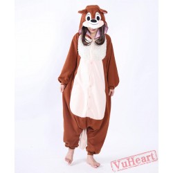 Coffee Squirrel Dale Kigurumi Onesies Pajamas Costumes for Women & Men