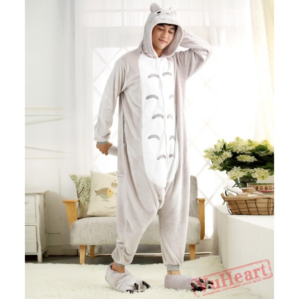 Cartoon My Neighbor Totoro Kigurumi Onesies Pajamas Costumes for Women & Men