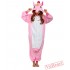 Pink Unicorn Kigurumi Onesies Pajamas Costumes for Women & Men