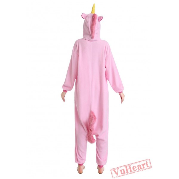 Pink Unicorn Kigurumi Onesies Pajamas Costumes for Women & Men