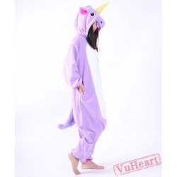 Purple Unicorn Kigurumi Onesies Pajamas Costumes for Women & Men