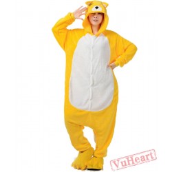 Yellow Fox Kigurumi Onesies Pajamas Costumes for Women & Men