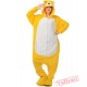 Yellow Fox Kigurumi Onesies Pajamas Costumes for Women & Men