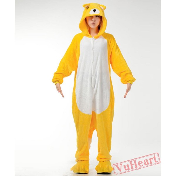 Yellow Fox Kigurumi Onesies Pajamas Costumes for Women & Men