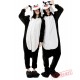 Black Wolf Couple Onesies / Pajamas / Costumes