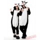 Black Wolf Kigurumi Onesies Pajamas Costumes for Women & Men