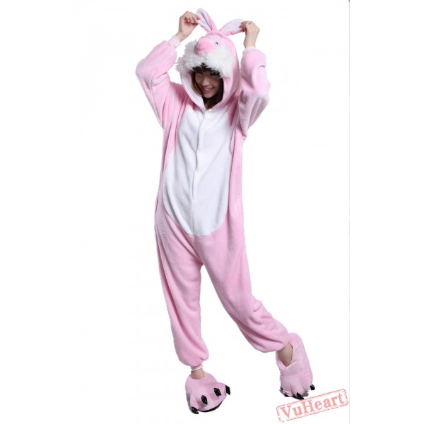 Rabbit Bunny Kigurumi Onesies Pajamas Costumes for Women & Men