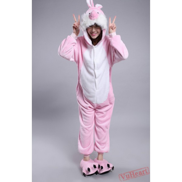 Rabbit Bunny Kigurumi Onesies Pajamas Costumes for Women & Men