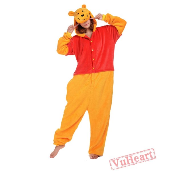 Winnie The Pooh Kigurumi Onesies Pajamas Costumes for Women & Men