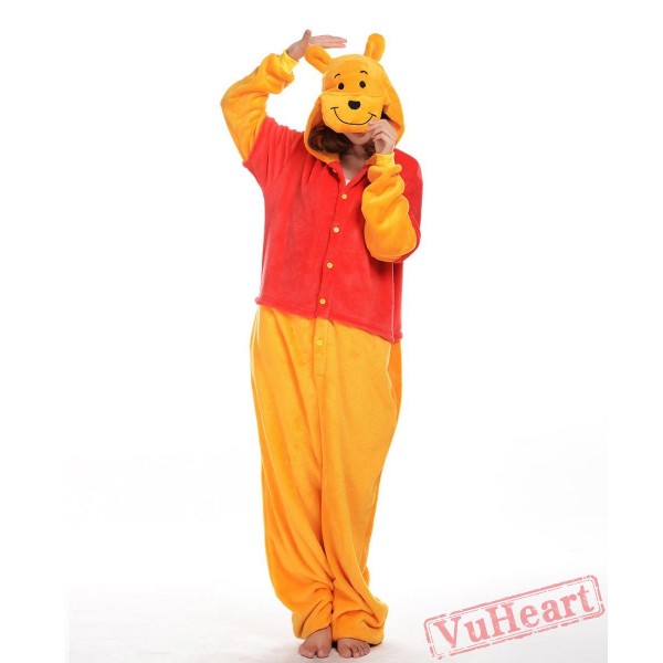 Winnie The Pooh Kigurumi Onesies Pajamas Costumes for Women & Men