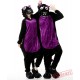 Black Dragon Wolf Kigurumi Onesies Pajamas Costumes for Women & Men