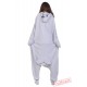 Women & Mens Grey Seal Onesies Kigurumi Pajamas Costumes for Women & Men