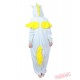 Yellow White Unicorn Kigurumi Onesies Pajamas Costumes for Women & Men