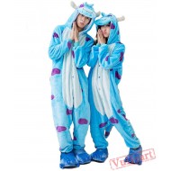 Sullivan Monster Kigurumi Onesies Pajamas Costumes for Women & Men