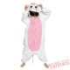 White Cat Kigurumi Onesies Pajamas Costumes for Women & Men