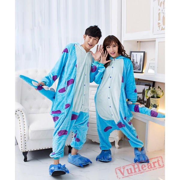 Sullivan Monster Kigurumi Onesies Pajamas Costumes for Women & Men