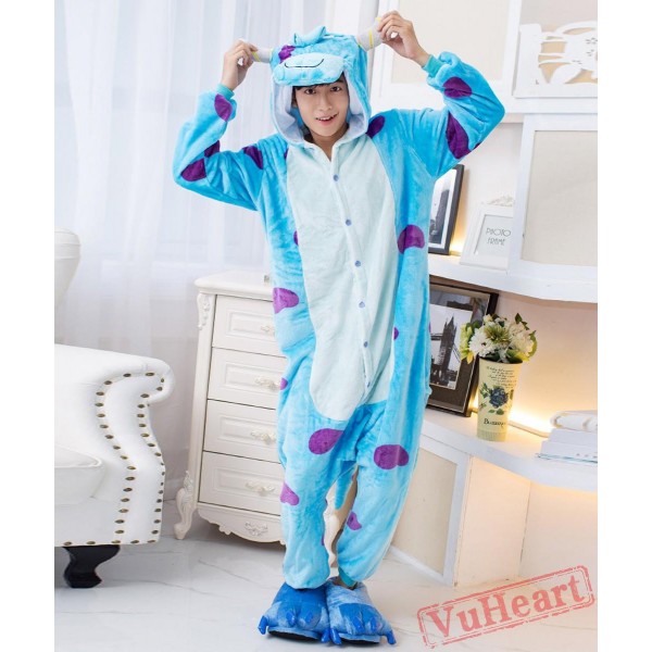 Sullivan Monster Kigurumi Onesies Pajamas Costumes for Women & Men