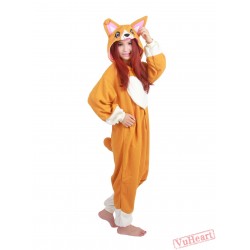 Crogi Dog Kigurumi Onesies Pajamas Costumes for Women & Men