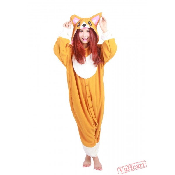 Crogi Dog Kigurumi Onesies Pajamas Costumes for Women & Men