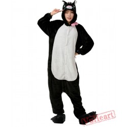 Black Cat Kigurumi Onesies Pajamas Costumes for Women & Men