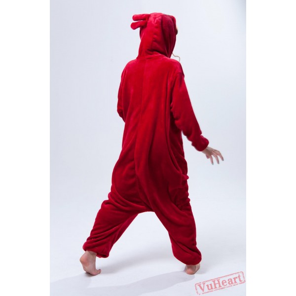 Red Angry Bird Kigurumi Onesies Pajamas Costumes for Women & Men