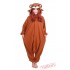 Cartoon Brown Bear Kigurumi Onesies Pajamas Costumes for Women & Men