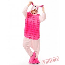 Pink Piglet Pig Couple Onesies / Pajamas / Costumes