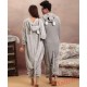 Grey Hippo Kigurumi Onesies Pajamas Costumes for Women & Men