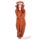 Cartoon Brown Bear Kigurumi Onesies Pajamas Costumes for Women & Men