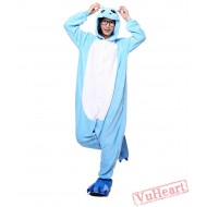 Blue Hippo Kigurumi Onesies Pajamas Costumes for Women & Men