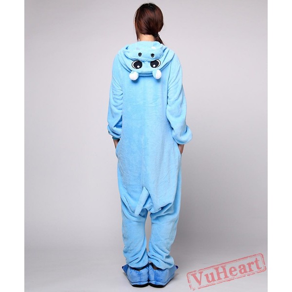 Blue Hippo Kigurumi Onesies Pajamas Costumes for Women & Men