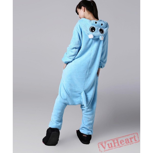 Blue Hippo Kigurumi Onesies Pajamas Costumes for Women & Men