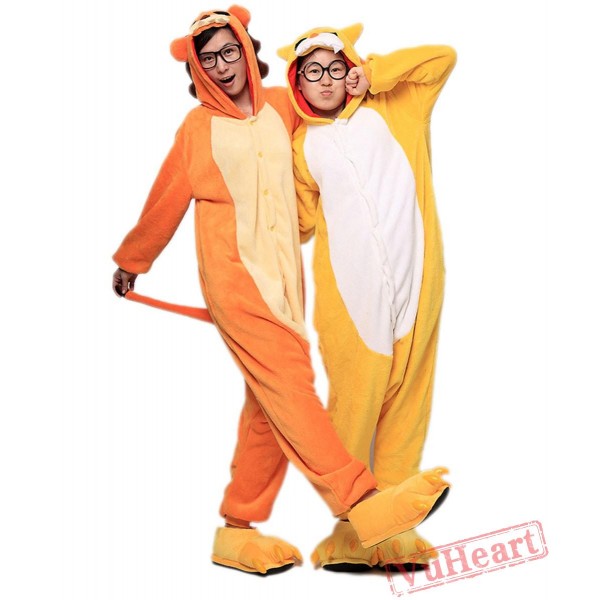 Lion Kigurumi Cosplay Couple Onesies / Pajamas / Costumes