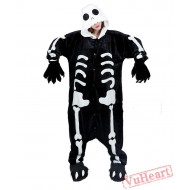 Skull Kigurumi Onesies Pajamas Costumes for Women & Men