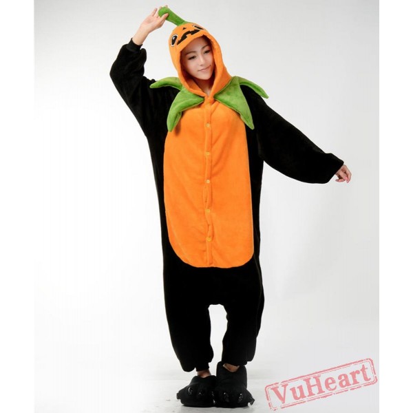 Pumpkin Kigurumi Onesies Pajamas Costumes for Women & Men