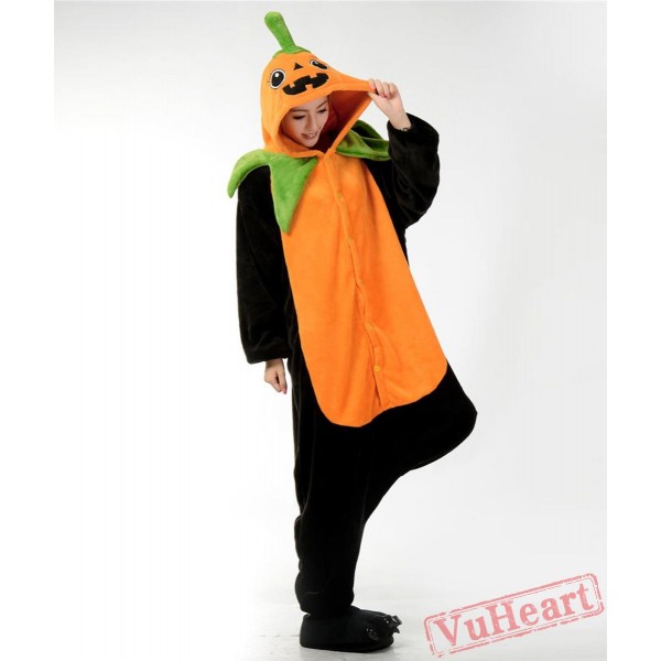 Pumpkin Kigurumi Onesies Pajamas Costumes for Women & Men