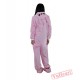 Pink Kangaroo Kigurumi Onesies Pajamas Costumes for Women & Men