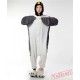 Grey Penguin Kigurumi Onesies Pajamas Costumes for Women & Men