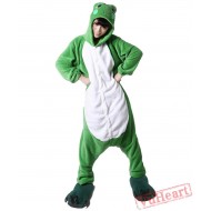 Green Frog Kigurumi Onesies Pajamas Costumes for Women & Men Green Frog Kigurumi Onesies Pajamas Costumes for Women & Men