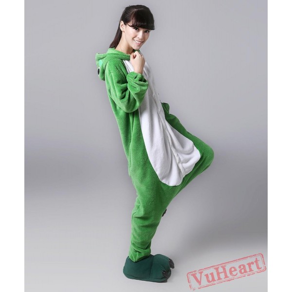 Green Frog Kigurumi Onesies Pajamas Costumes for Women & Men
