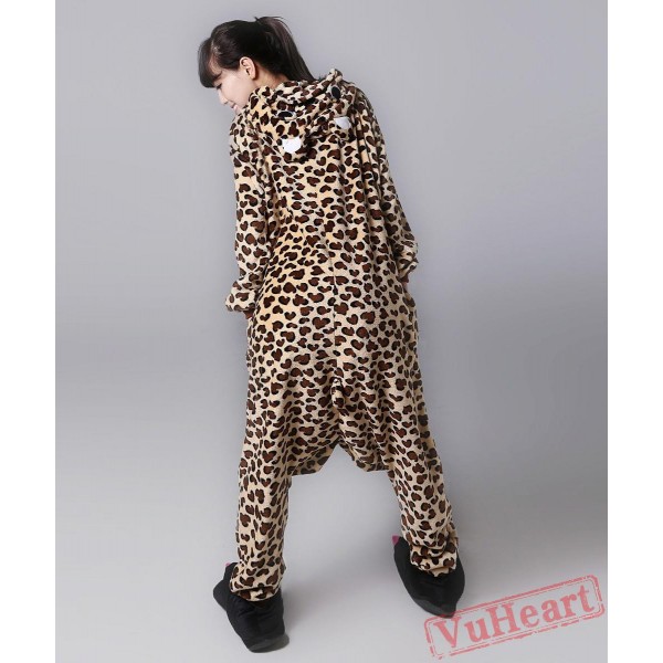 Leopard Bear Kigurumi Onesies Pajamas Costumes for Women & Men