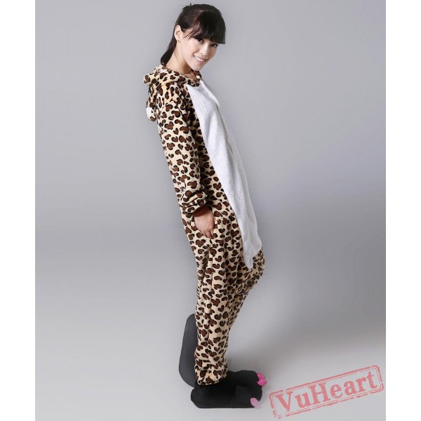 Leopard Bear Kigurumi Onesies Pajamas Costumes for Women & Men