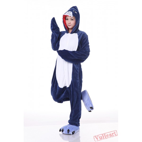 Blue Shake Kigurumi Onesies Pajamas Costumes for Women & Men
